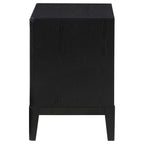 Brookmead 2-drawer Nightstand Black