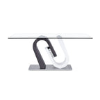 Anne - Dining Table - White / Gray