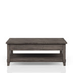 Lift Top Cocktail Table With Casters - Gray