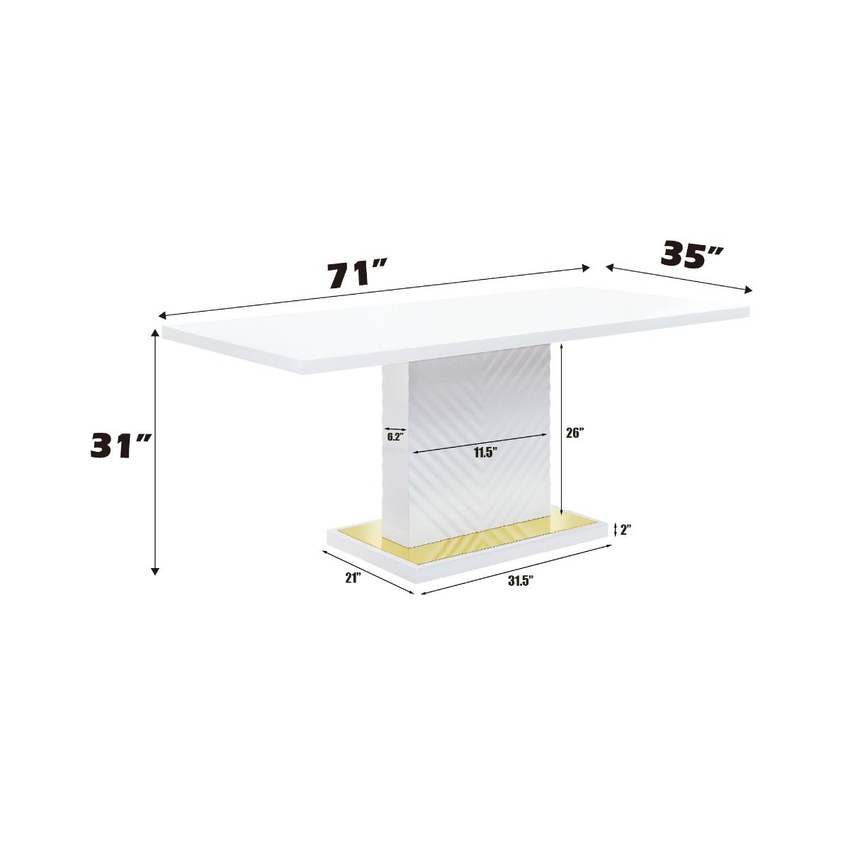 Gaines - Dining Table