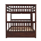 Bunk Bed With Ladders And 2 Storage Drawers