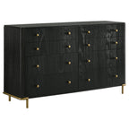 Arini 4-piece California King Bedroom Set Black and Natural