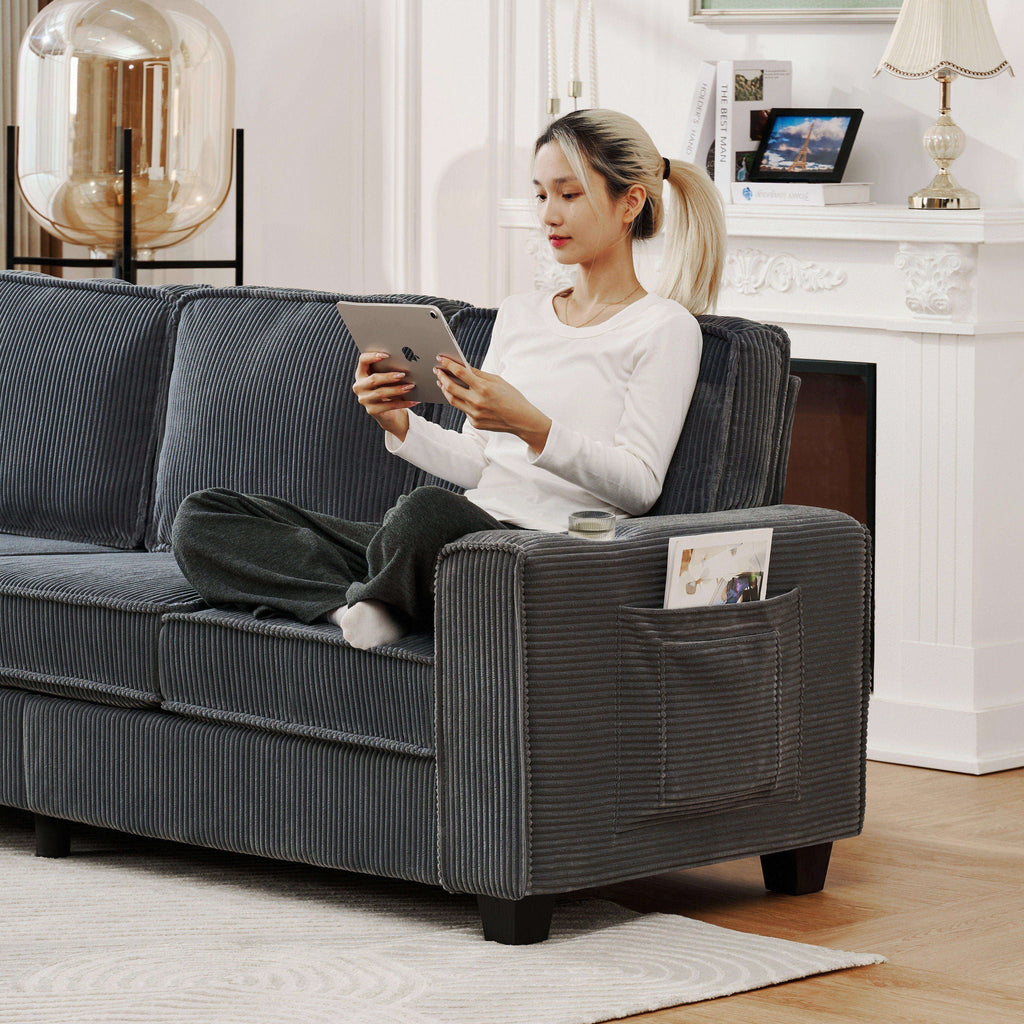 3 Seater Compact Sofa For Living Room