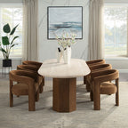 Leonardo - Arm Chair (Set of 2) - Brown Linen