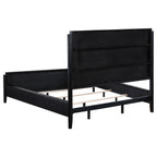 Brookmead 60-inch Upholstered California King Bed Black