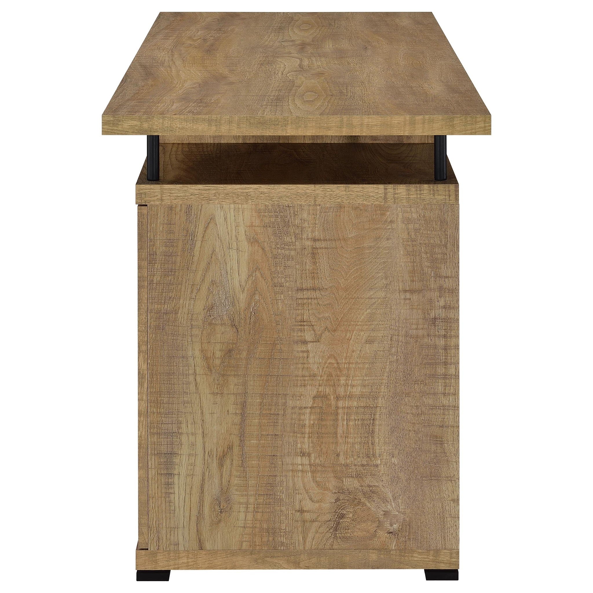 Tracy 55-inch 2-drawer Office Computer Desk Mango