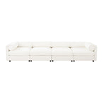 Stylish Sofa With Storage Seat And Cylindrical Backrest