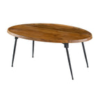 Oval Coffee Table - Brown