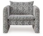 Kenbell - Accent Chair - Black / White