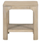 Solano 2-piece Square Coffee Table Set Weathered Mango