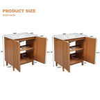 Traditional Bathroom Vanity With Ceramic Sink