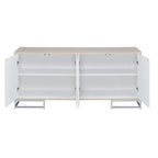 Liam - Marble Paint Console Cabinet - Multi