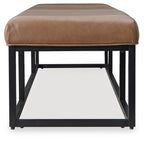 Joston - Accent Bench - Caramel