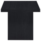 Devar 2-piece Square Cocktail Coffee End Table Set Black