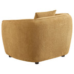 Aleisha Fabric Upholstered Accent Chair Mustard Yellow