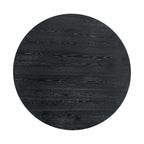 Froja - Manufactured Wood Round Dining Table - Black