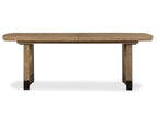 Tristan - Extendable Trestle Dining Table - Swiss Coffee