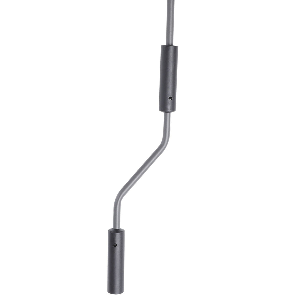 Manual Retractable Patio Awning, UV Resistant Sun Shade With No Drill Installation