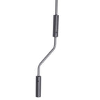 Manual Retractable Patio Awning, UV Resistant Sun Shade With No Drill Installation