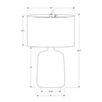 Lighting, Table Lamp Contemporary - Black