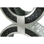 Nysa - Console Table With Faux Crystals - Mirrored