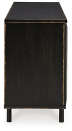Fair Ridge - Accent Cabinet - Distressed Black