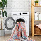Maval - 8' X 10' Washable Area Rug - Cream