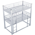 Triple Bunk Bed With Sturdy Construction And Space Saving Design