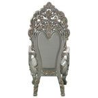 Sandoval - Arm Chair (Set of 2) - Beige Synthetic Leather & Champagne