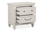 Willowbrook - Drawer Nightstand - Egg Shell White With Slight Rub Through