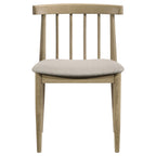 Cullen Dining Side Chair Upholstered Seat Natural Oak (Set of 2)