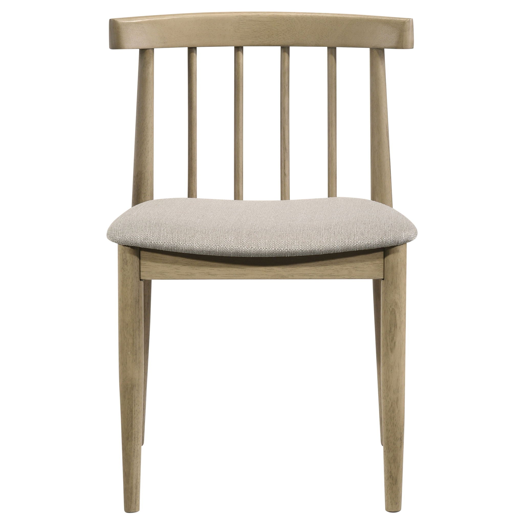 Cullen Dining Side Chair Upholstered Seat Natural Oak (Set of 2)