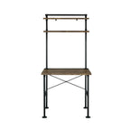 Ensata - Writing Desk - Rustic Oak & Black