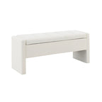 Modern Upholstered Large Bed End Bench With Storage