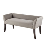 Elegant Design Bench Upholstery, Solid Wood Frame