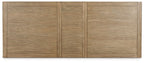 Tomtyn - Rectangular Dining Room Extension Table - Light Brown