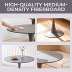 Mid-Century Tulip Table With Round Top, Pedestal Base
