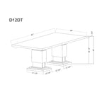 Stacey - Dining Table With Pedestal Base - Beige