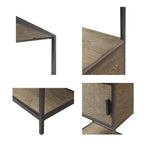 Darley - 3 Shelf Bookcase With Storage Cabinet - Gray
