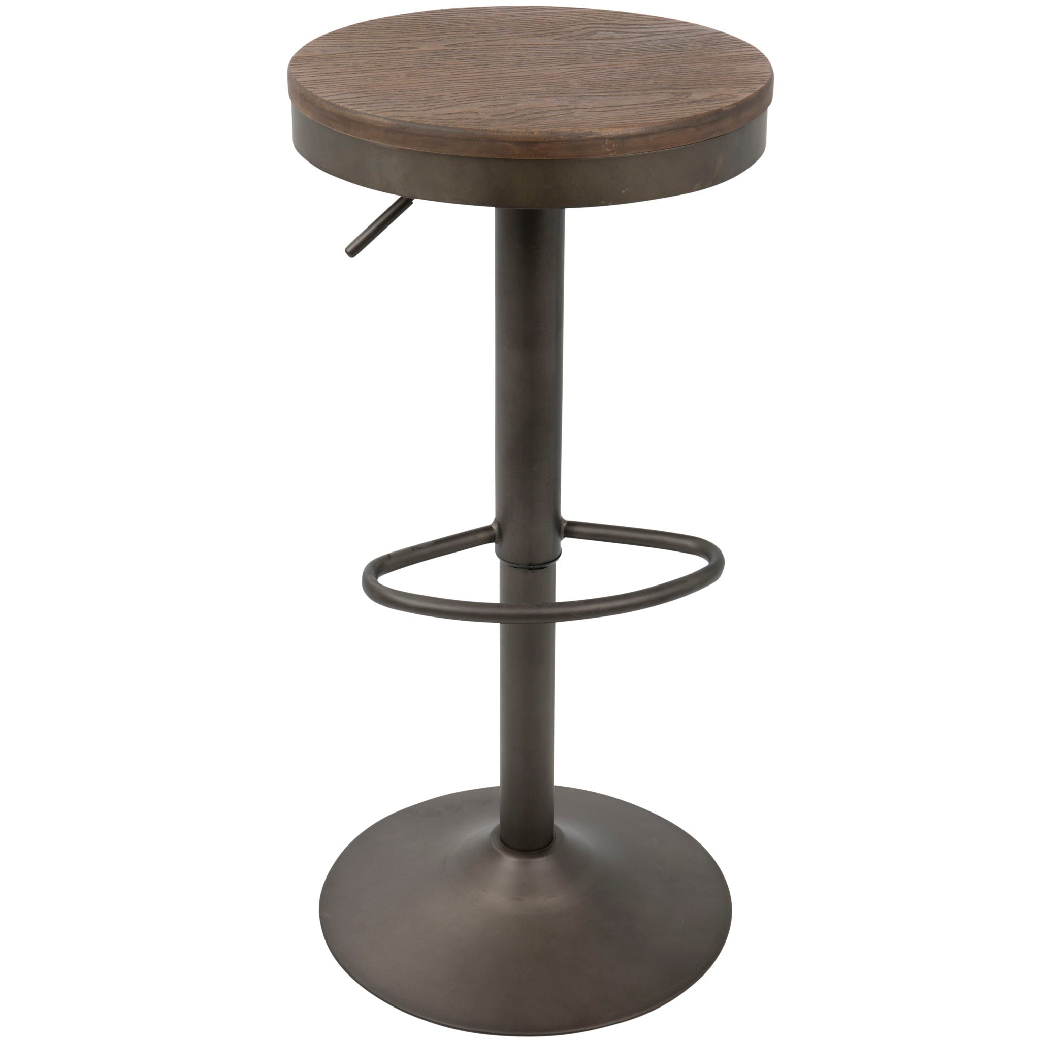 Dakota - Industrial Design Adjustable Barstool (Set of 2)