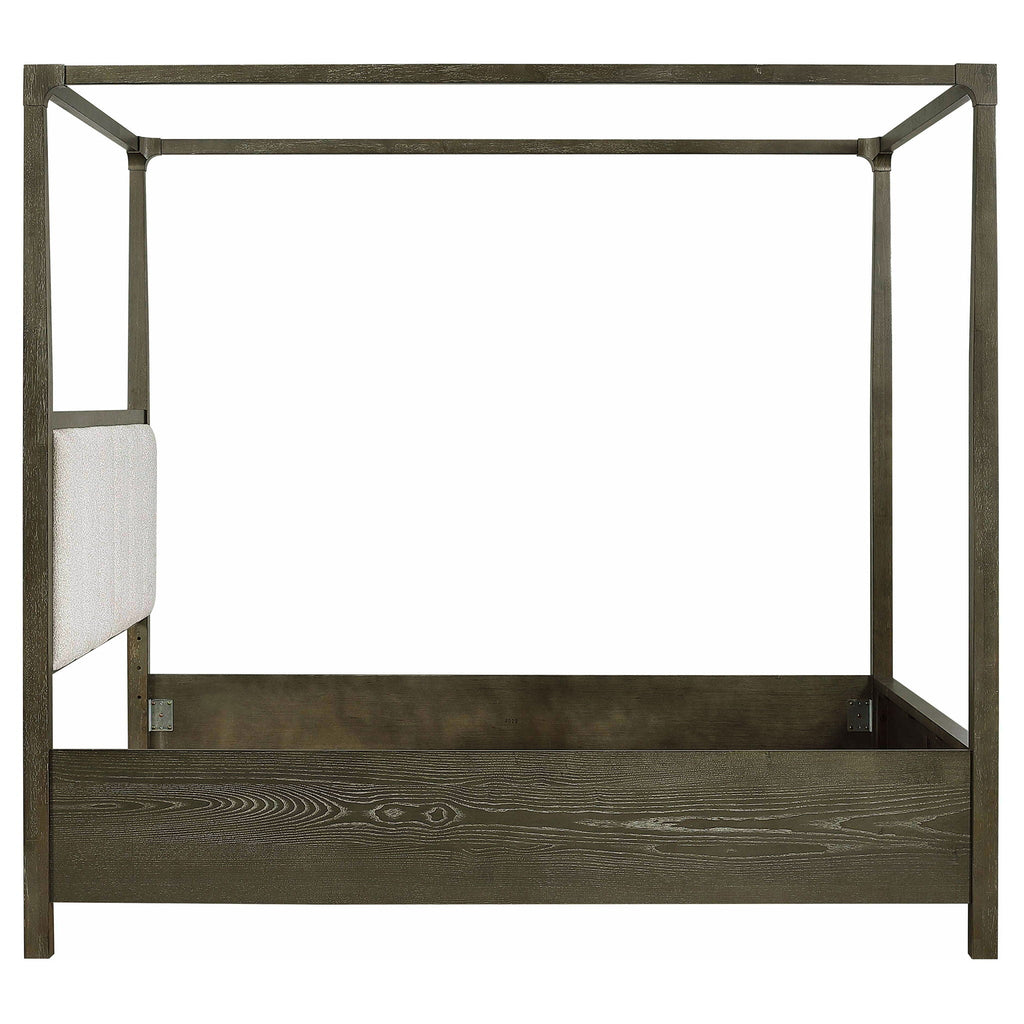 Gran Park Queen Canopy Bed Dark Cocoa