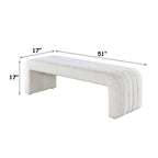 Sandro - Bench - Beige Boucle