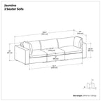 Jasmine - Handcrafted Sofa