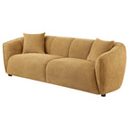 Aleisha Fabric Upholstered Sofa Mustard Yellow