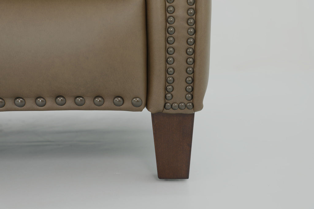 Melrose - Recliner Push Thru The Arm - Cashmere-Taupe