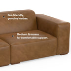 Rex - Handcrafted Sectional Sofa And Ottoman