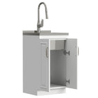 Darwin - Deluxe Laundry Cabinet With Pull-Out Faucet And Stainless Steel Sink