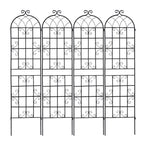 Metal Garden Rustproof Trellis For Climbing Plants Outdoor Flower Support