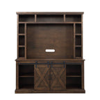 Aksel - Entertainment Center (Include 91617Fir) - Walnut