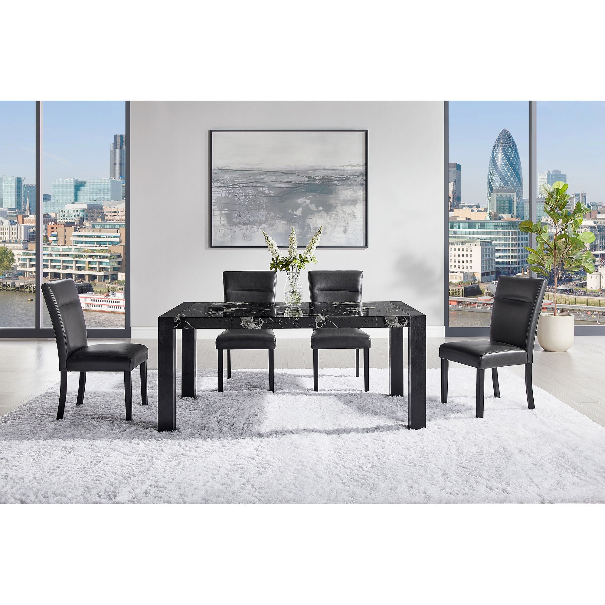 Dahiris - Dining Table - Black
